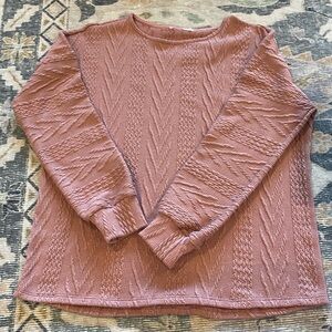 Textured lightweight sweater